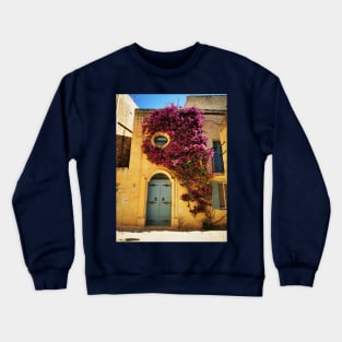 Silent city in bloom Crewneck Sweatshirt